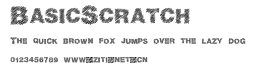 BasicScratch.ttf字體轉換器圖片