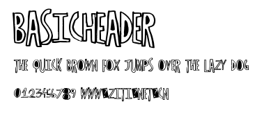 BasicHeader.ttf字體轉換器圖片
