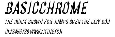BasicChrome.ttf字體轉換器圖片