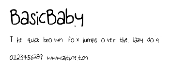 BasicBaby.ttf字體轉換器圖片