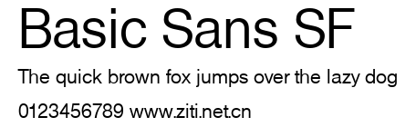 Basic Sans SF.ttf字體轉換器圖片