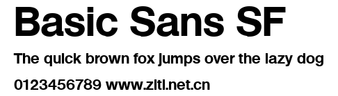 Basic Sans SF.ttf字體轉換器圖片
