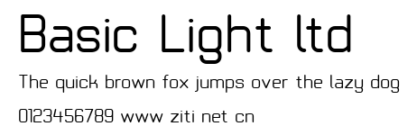 Basic Light ltd.ttf字體轉換器圖片