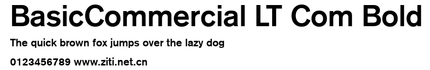 BasicCommercial LT Com Bold.ttf字體轉換器圖片