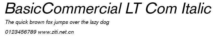 BasicCommercial LT Com Italic.ttf