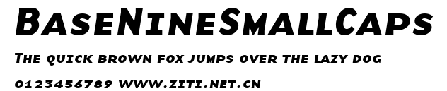 BaseNineSmallCaps.ttf