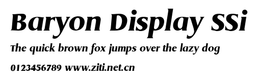 Baryon Display SSi.ttf
