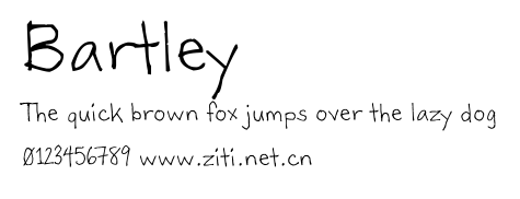 Bartley.ttf字體轉換器圖片