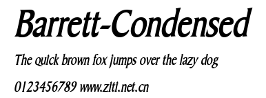 Barrett-Condensed.ttf字體轉換器圖片