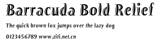 Barracuda Bold Relief.ttf