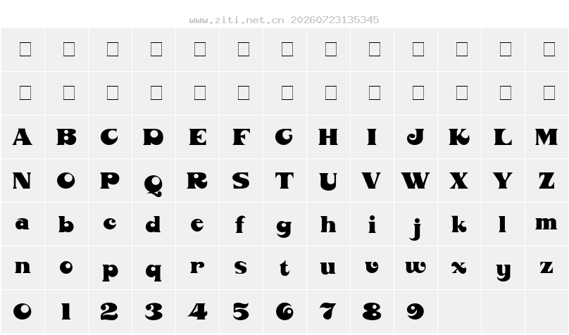 字符映射圖