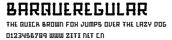 BarqueRegular.otf字體轉換器圖片