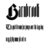 Barnbrook.ttf字體轉換器圖片