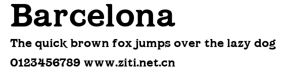 Barcelona.ttf字體轉換器圖片