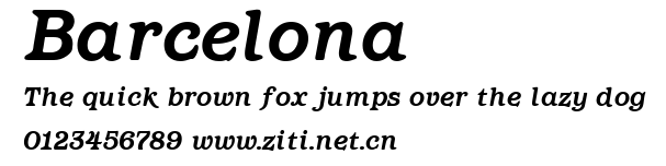 Barcelona.ttf字體轉換器圖片
