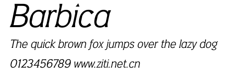 Barbica.ttf字體轉換器圖片