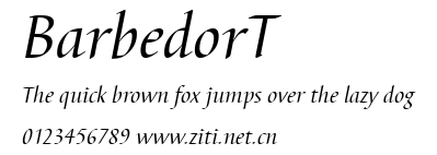 BarbedorT.ttf字體轉換器圖片