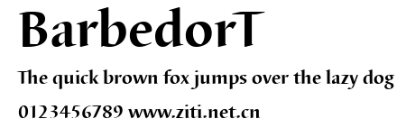 BarbedorT.ttf字體轉換器圖片