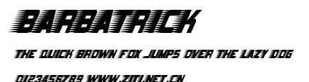 Barbatrick.ttf字體轉換器圖片