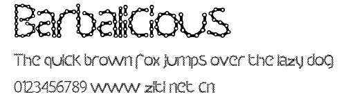 Barbalicious.ttf字體轉換器圖片