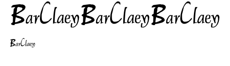 BarClaey Label.ttf字體轉換器圖片