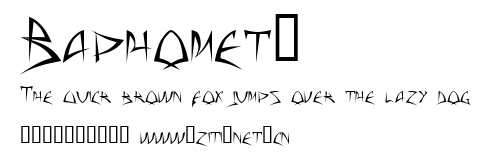 Baphomet™.ttf