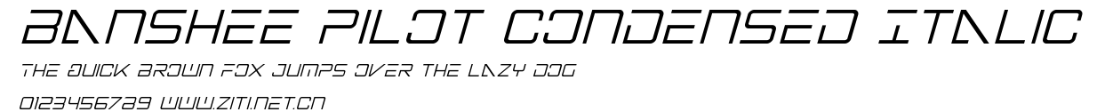 Banshee Pilot Condensed Italic.ttf