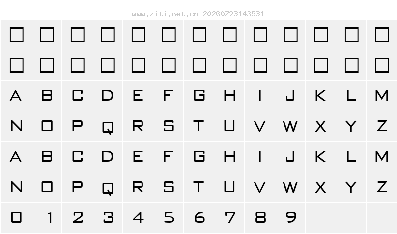 字符映射圖