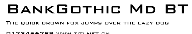 BankGothic Md BT.ttf