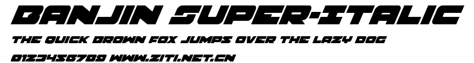 Banjin Super-Italic.ttf