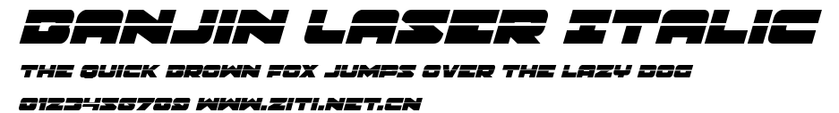 Banjin Laser Italic.ttf