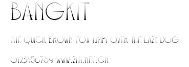 Bangkit.ttf字體轉換器圖片