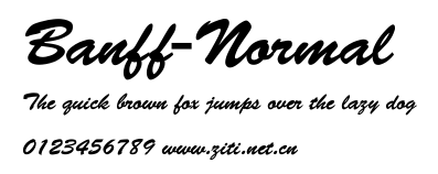 Banff-Normal.ttf字體轉換器圖片