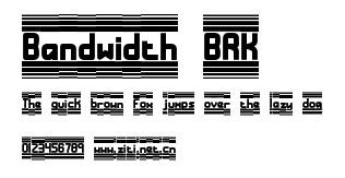 Bandwidth BRK.ttf字體轉換器圖片