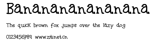 Bananananananana.ttf字體轉換器圖片