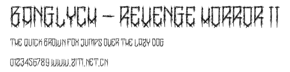 BangLYCH - Revenge Horror II.ttf