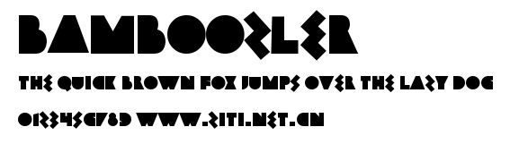 Bamboozler.otf字體轉換器圖片