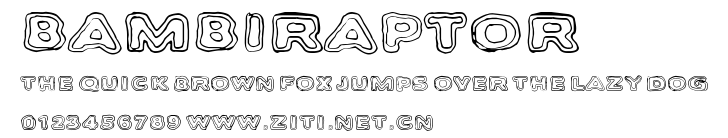 Bambiraptor.ttf