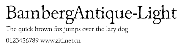 BambergAntique-Light.ttf