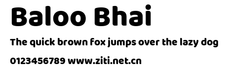 Baloo Bhai.ttf字體轉換器圖片