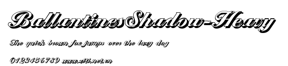 BallantinesShadow-Heavy.ttf字體轉換器圖片