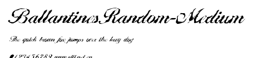 BallantinesRandom-Medium.ttf字體轉換器圖片