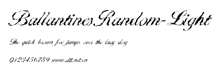 BallantinesRandom-Light.ttf字體轉換器圖片