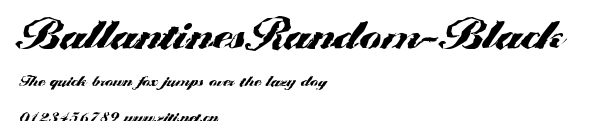 BallantinesRandom-Black.ttf字體轉換器圖片