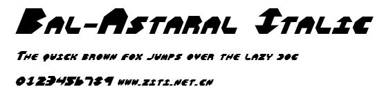 Bal-Astaral Italic.ttf字體轉換器圖片