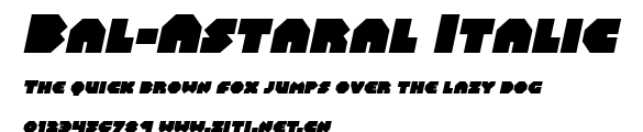 Bal-Astaral Italic.ttf字體轉換器圖片