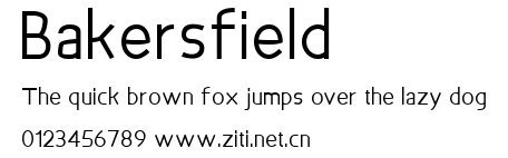 Bakersfield.ttf字體轉換器圖片