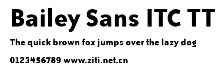 Bailey Sans ITC TT.ttf字體轉換器圖片