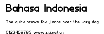 Bahasa Indonesia.ttf字體轉換器圖片