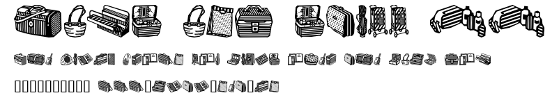 Bags and stuff II.ttf字體轉換器圖片